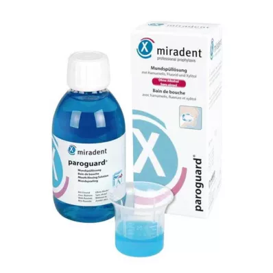 MIRADENT Mundspüllösung paroguard CHX 0,20%, 200 ml