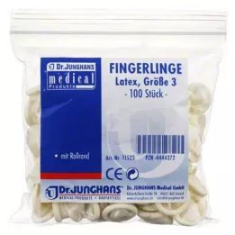 FINGERLING OP Latex Gr.3 gerollt, 100 St