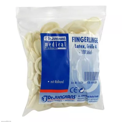 FINGERLING OP Latex Gr.4 gerollt, 100 St FINGERLING OP Latex Gr.4 gerollt, 100 St