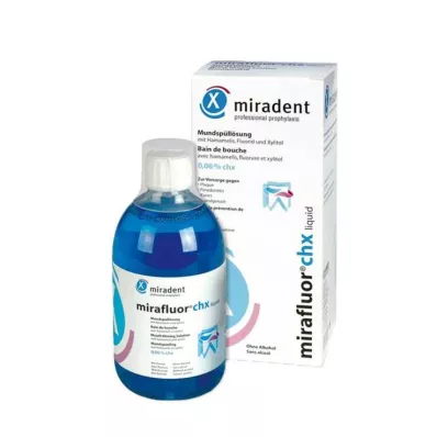 MIRADENT Mundspüllösung mirafluor CHX 0,06%, 500 ml MIRADENT Mundspüllösung mirafluor CHX 0,06%, 500 ml