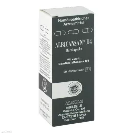 ALBICANSAN D 4 Kapseln, 20 St
