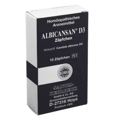 ALBICANSAN D 3 Suppositorien, 10 St