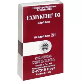 EXMYKEHL D 3 Suppositorien, 10 St