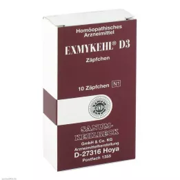 EXMYKEHL D 3 Suppositorien, 10 St