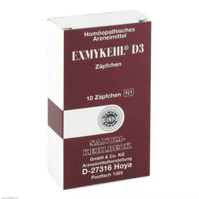 EXMYKEHL D 3 Suppositorien, 10 St