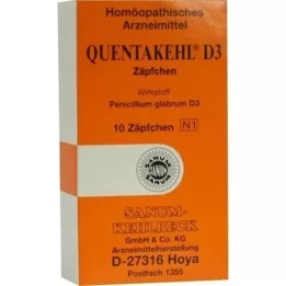 QUENTAKEHL D 3 Suppositorien, 10 St