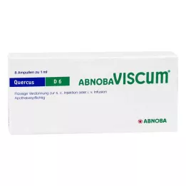 ABNOBAVISCUM Quercus D 6 Ampullen, 8 St