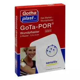 GOTA-POR Wundpflaster 5x7,2 cm steril, 5 St