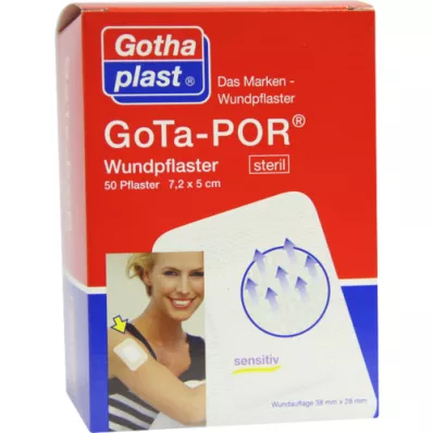 GOTA-POR Wundpflaster 5x7,2 cm steril, 50 St