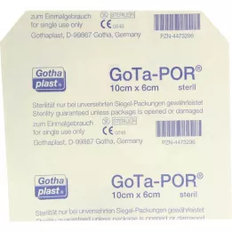 GOTA-POR Wundpflaster steril 60x100 mm, 1 St