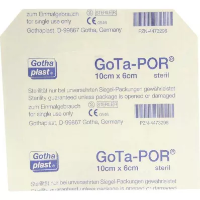GOTA-POR Wundpflaster steril 60x100 mm, 1 St