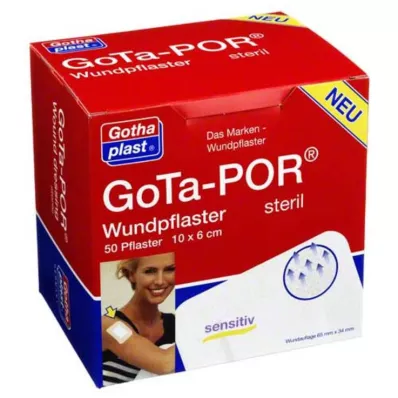GOTA-POR Wundpflaster steril 60x100 mm, 50 St