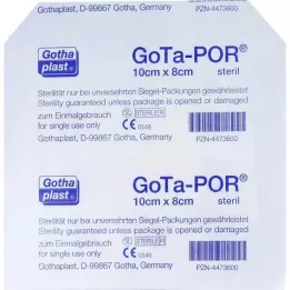 GOTA-POR Wundpflaster steril 80x100 mm, 1 St