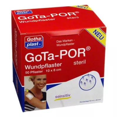 GOTA-POR Wundpflaster steril 80x100 mm, 50 St