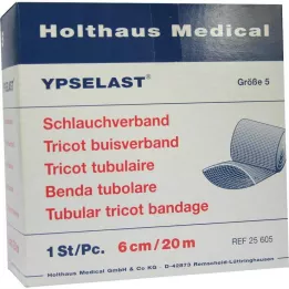 SCHLAUCHVERBAND Ypselast Gr.5 20 m weiß, 1 St