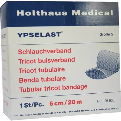 SCHLAUCHVERBAND Ypselast Gr.5 20 m weiß, 1 St