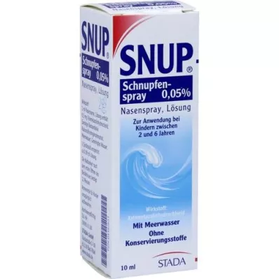 SNUP Schnupfenspray 0,05% Nasenspray, 10 ml