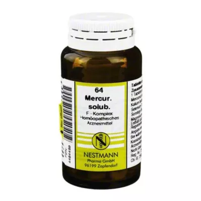 MERCURIUS SOLUBILIS F Komplex Nr.64 Tabletten, 120 St MERCURIUS SOLUBILIS F Komplex Nr.64 Tabletten, 120 St