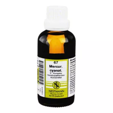 MERCURIUS CYANATUS K Komplex Nr.67 Dilution, 50 ml