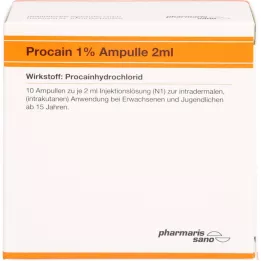 PROCAIN Röwo 1% Ampullen 2 ml, 10X2 ml