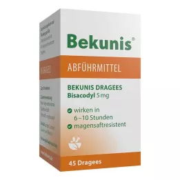 BEKUNIS Dragees Bisacodyl 5 mg magensaftres.Tabl., 45 St