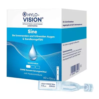 HYLO-VISION sine Einzeldosispipetten, 60X0.4 ml