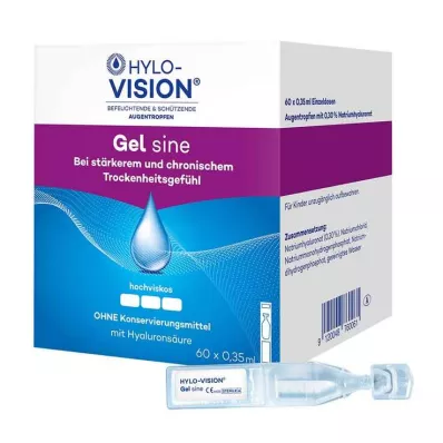 HYLO-VISION Gel sine Einzeldosispipetten, 60X0.35 ml HYLO-VISION Gel sine Einzeldosispipetten, 60X0.35 ml