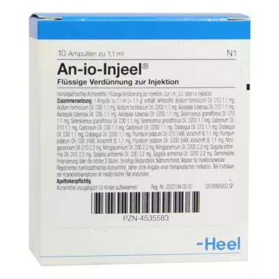 AN-IO Injeel Ampullen, 10 St AN-IO Injeel Ampullen, 10 St