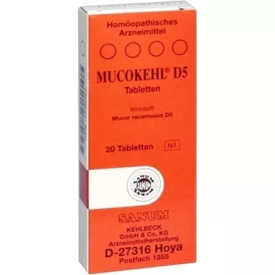 MUCOKEHL Tabletten D 5, 20 St