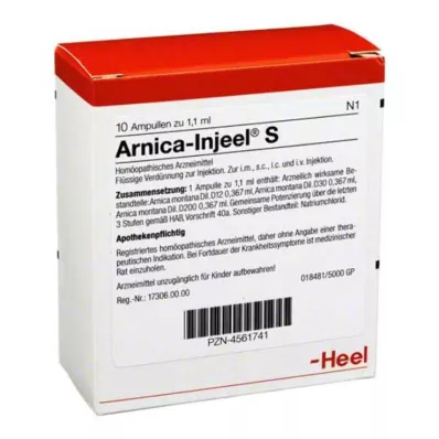 ARNICA INJEEL S Ampullen, 10 St
