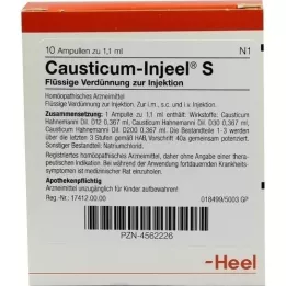 CAUSTICUM INJEEL S Ampullen, 10 St