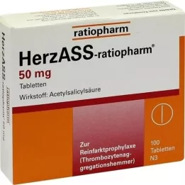HERZASS-ratiopharm 50 mg Tabletten, 100 St