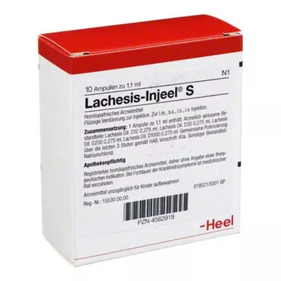 LACHESIS INJEEL S Ampullen, 10 St