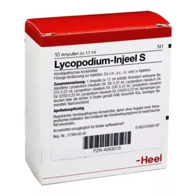 LYCOPODIUM INJEEL S Ampullen, 10 St