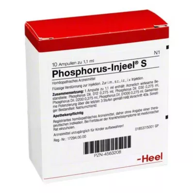 PHOSPHORUS INJEEL S Ampullen, 10 St PHOSPHORUS INJEEL S Ampullen, 10 St
