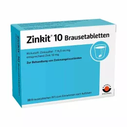 ZINKIT 10 Brausetabletten, 20 St