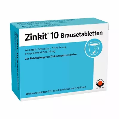 ZINKIT 10 Brausetabletten, 20 St
