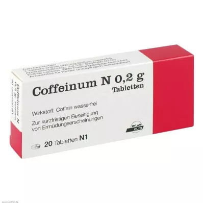COFFEINUM N 0,2 g Tabletten, 20 St