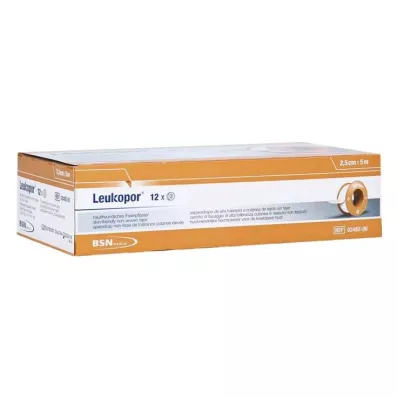 LEUKOPOR 2,5 cmx5 m, 12 St
