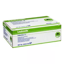 LEUKOSILK 5 cmx5 m, 6 St