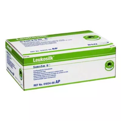 LEUKOSILK 5 cmx5 m, 6 St