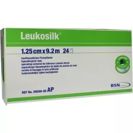 LEUKOSILK 1,25 cmx9,2 m, 24 St