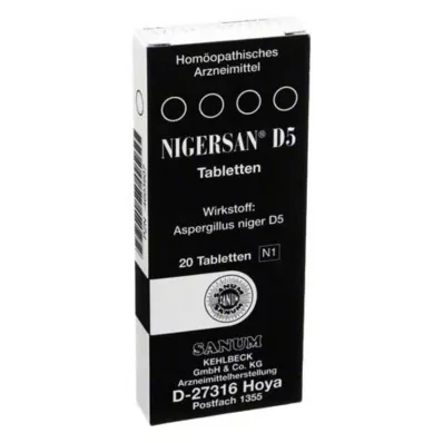 NIGERSAN D 5 Tabletten, 20 St