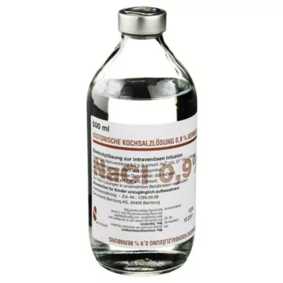 ISOTONISCHE Kochsalzlsg.0,9% Bernburg Inf.-L.Glas, 500 ml