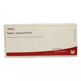 SEPIA E secreto GL D 15 Ampullen, 10X1 ml