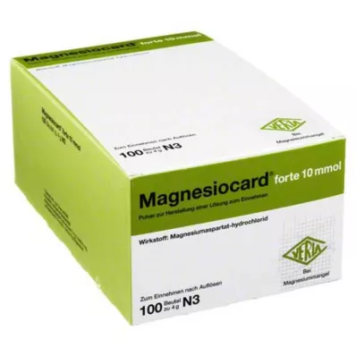 MAGNESIOCARD forte 10 mmol Plv.z.Her.e.Lsg.z.Einn., 100 St MAGNESIOCARD forte 10 mmol Plv.z.Her.e.Lsg.z.Einn., 100 St