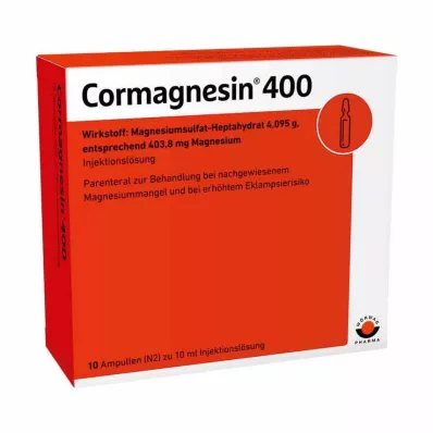 CORMAGNESIN 400 Ampullen, 10X10 ml CORMAGNESIN 400 Ampullen, 10X10 ml