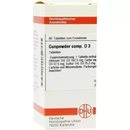 GUNPOWDER comp.D 3 Tabletten, 80 St