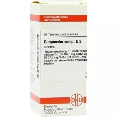 GUNPOWDER comp.D 3 Tabletten, 80 St