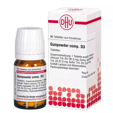 GUNPOWDER comp.D 3 Tabletten, 80 St